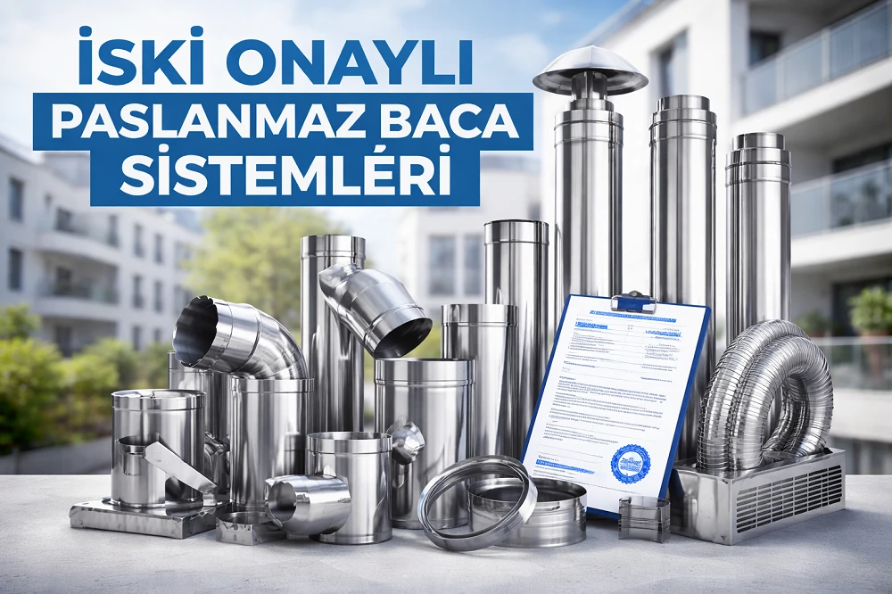 İstanbul İSKİ Onaylı Paslanmaz Baca Sistemleri İmalat Montaj